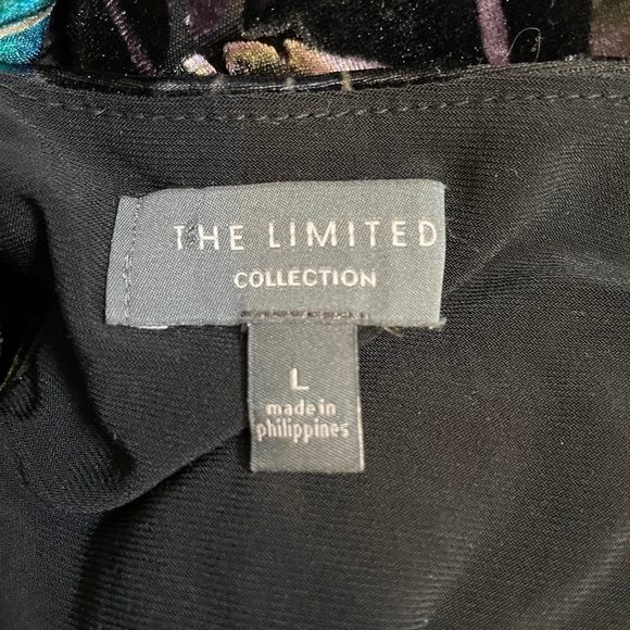 Tropical black burnt-out velvet The Limited Collection dress - Picture 11 of 14